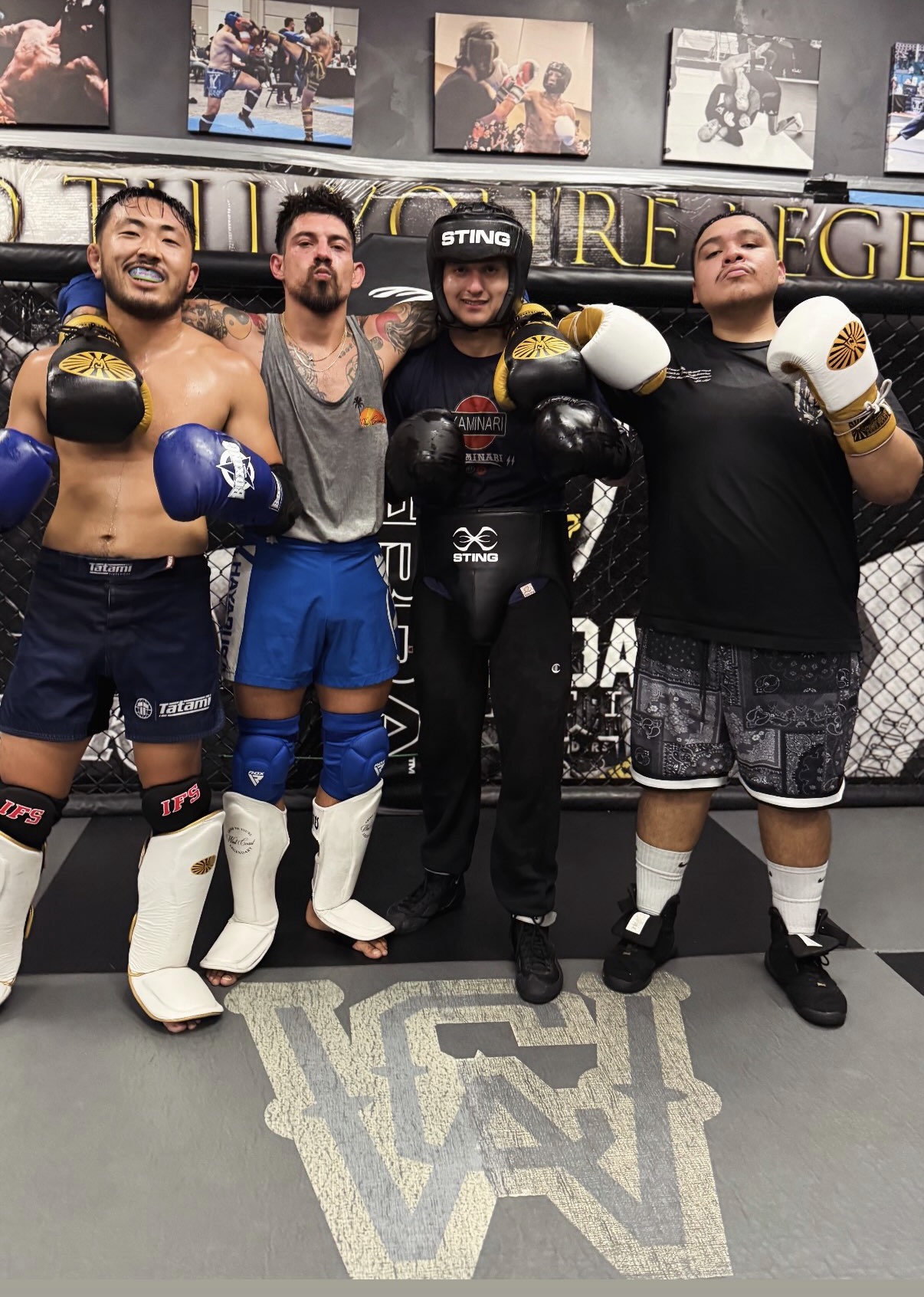 Muay Thai class in session