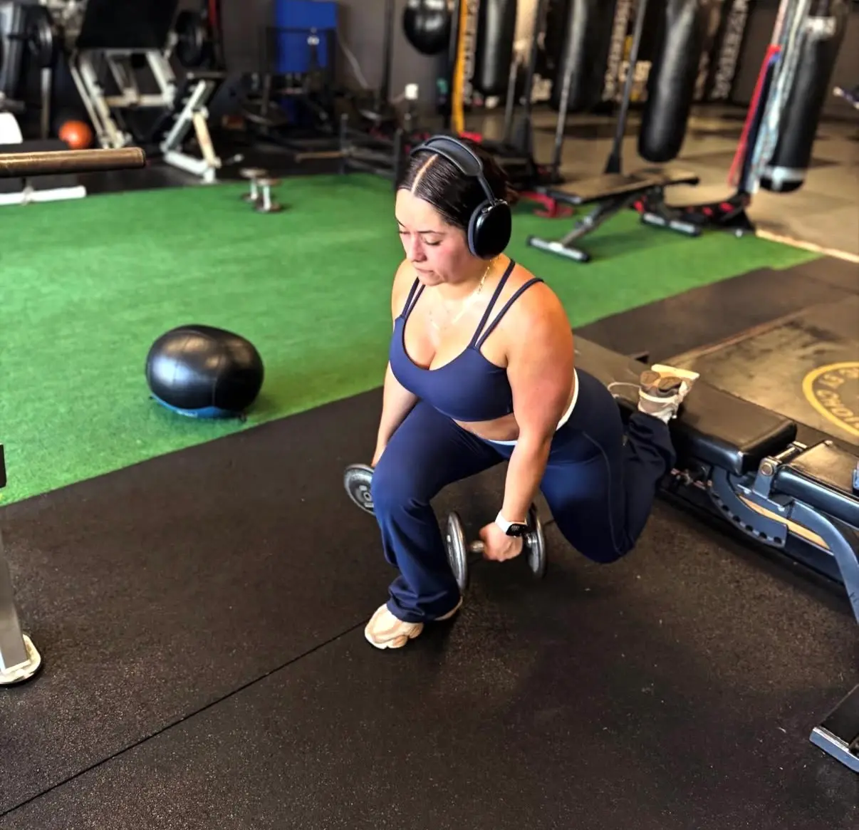 Personal training — Bulgarian split squat