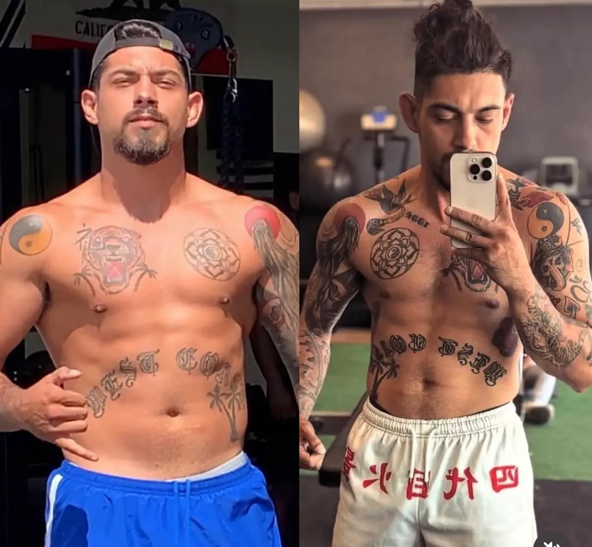 Coach Christian's own body transformation