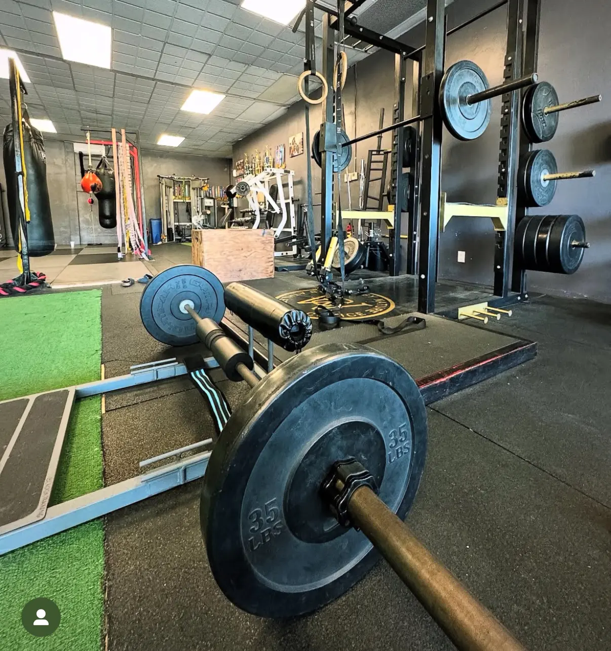 Inside the West Coast Athletics training facility